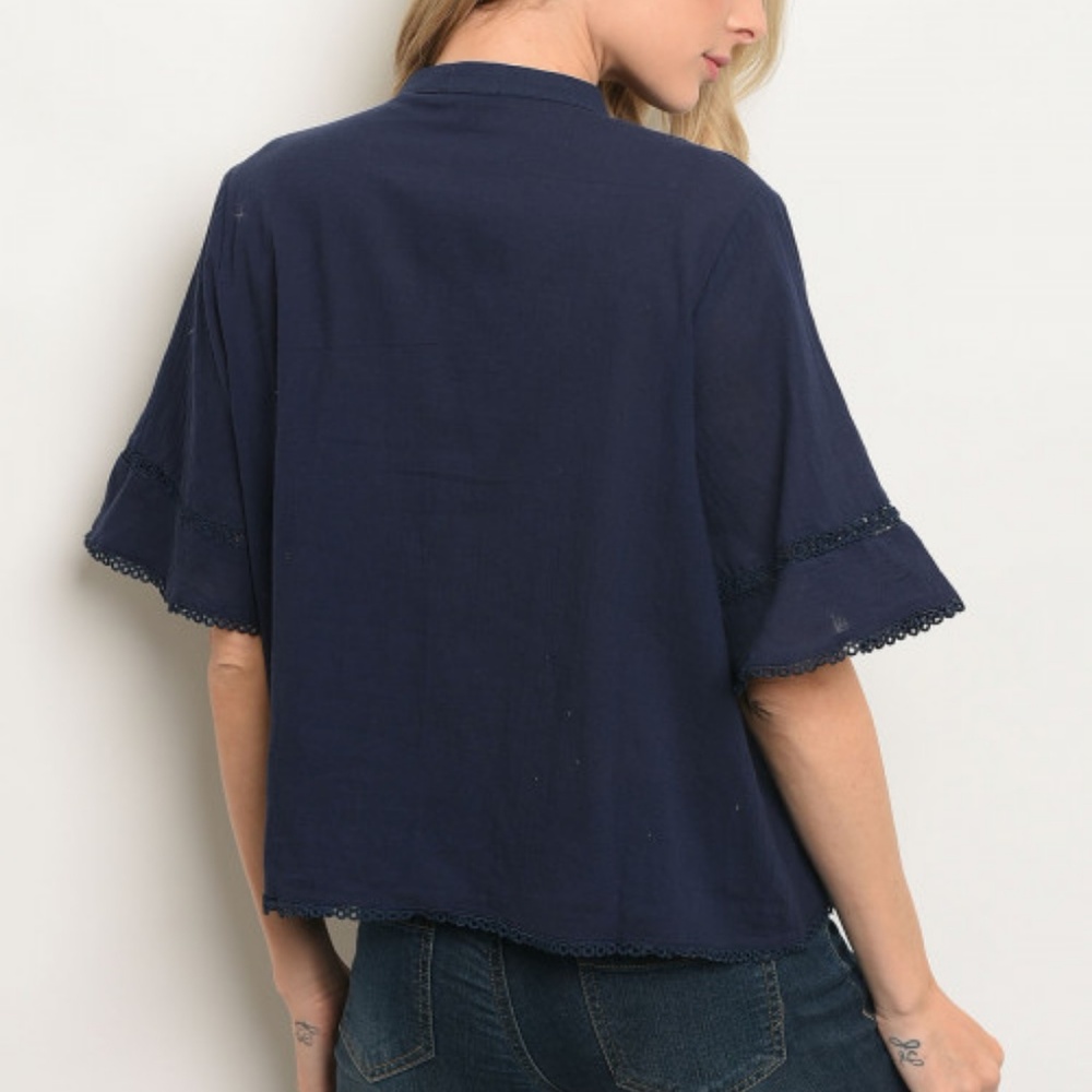 Navy Top - Picture 2 of 2